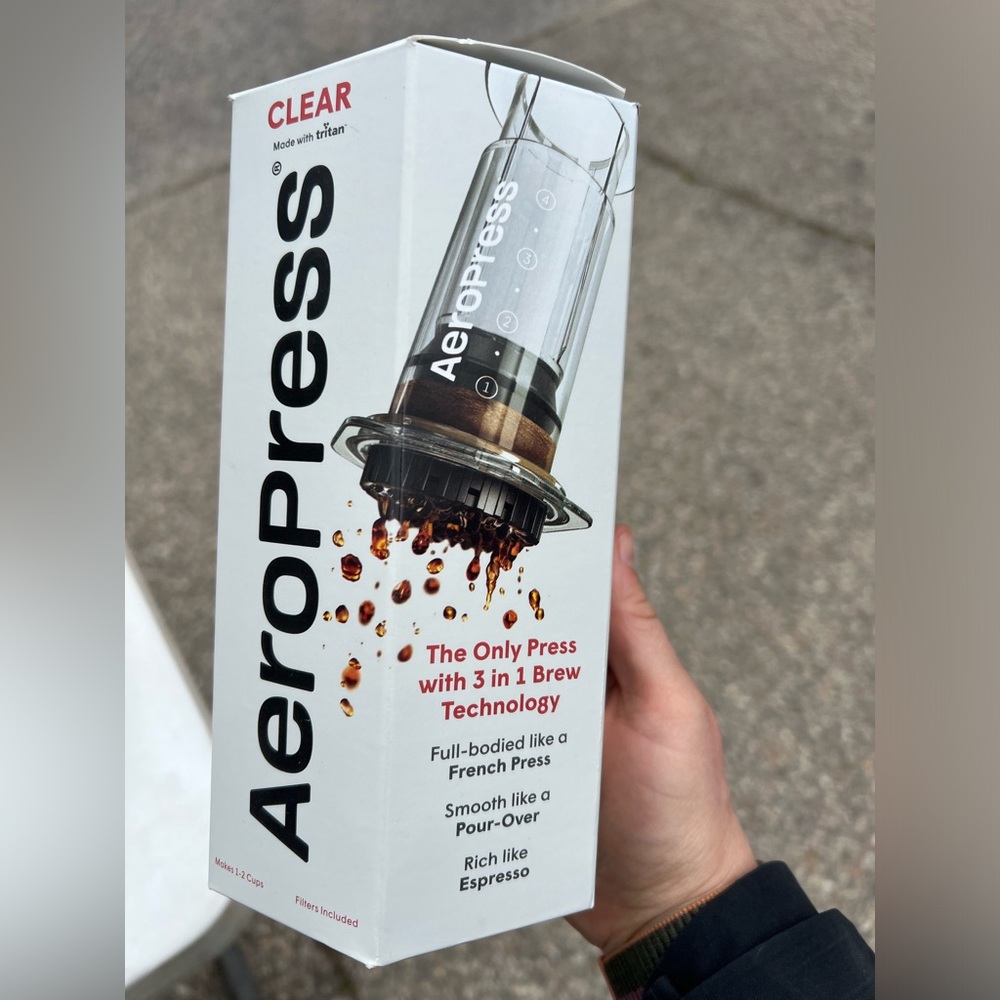 Aeropress clear, brand new in box
